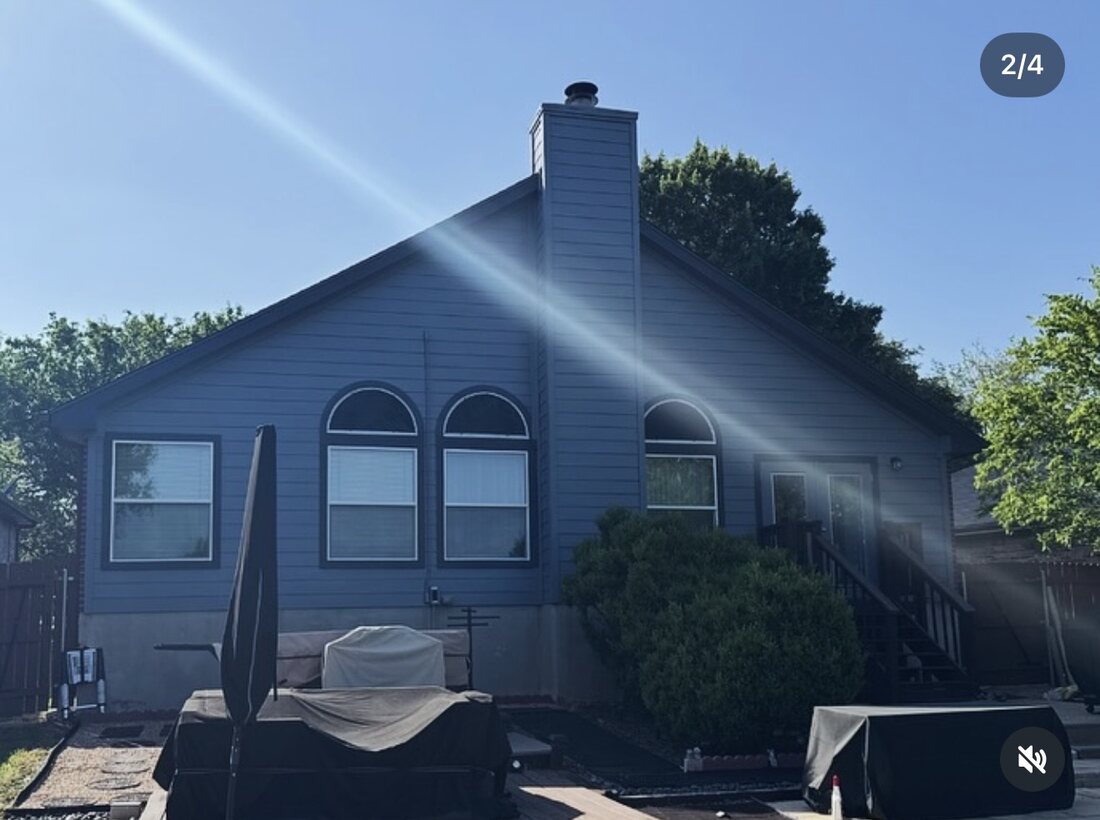After exterior siding renewal